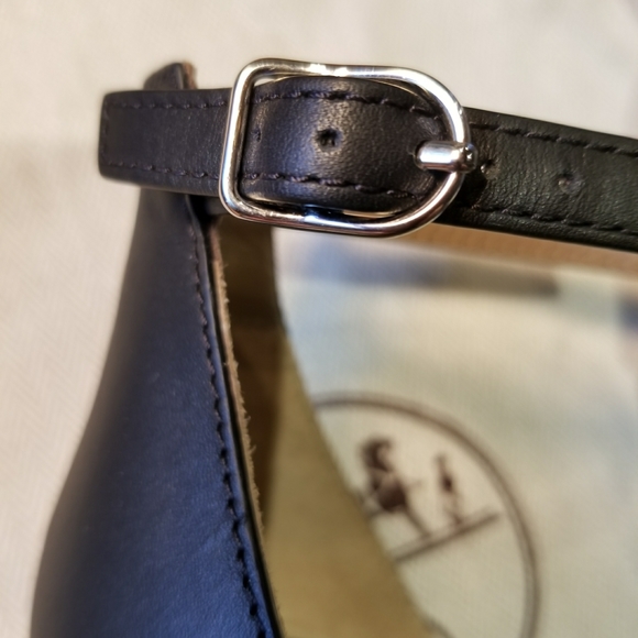 Hermes Legend Sandal Wedges Black Calflskin - Picture 5 of 8